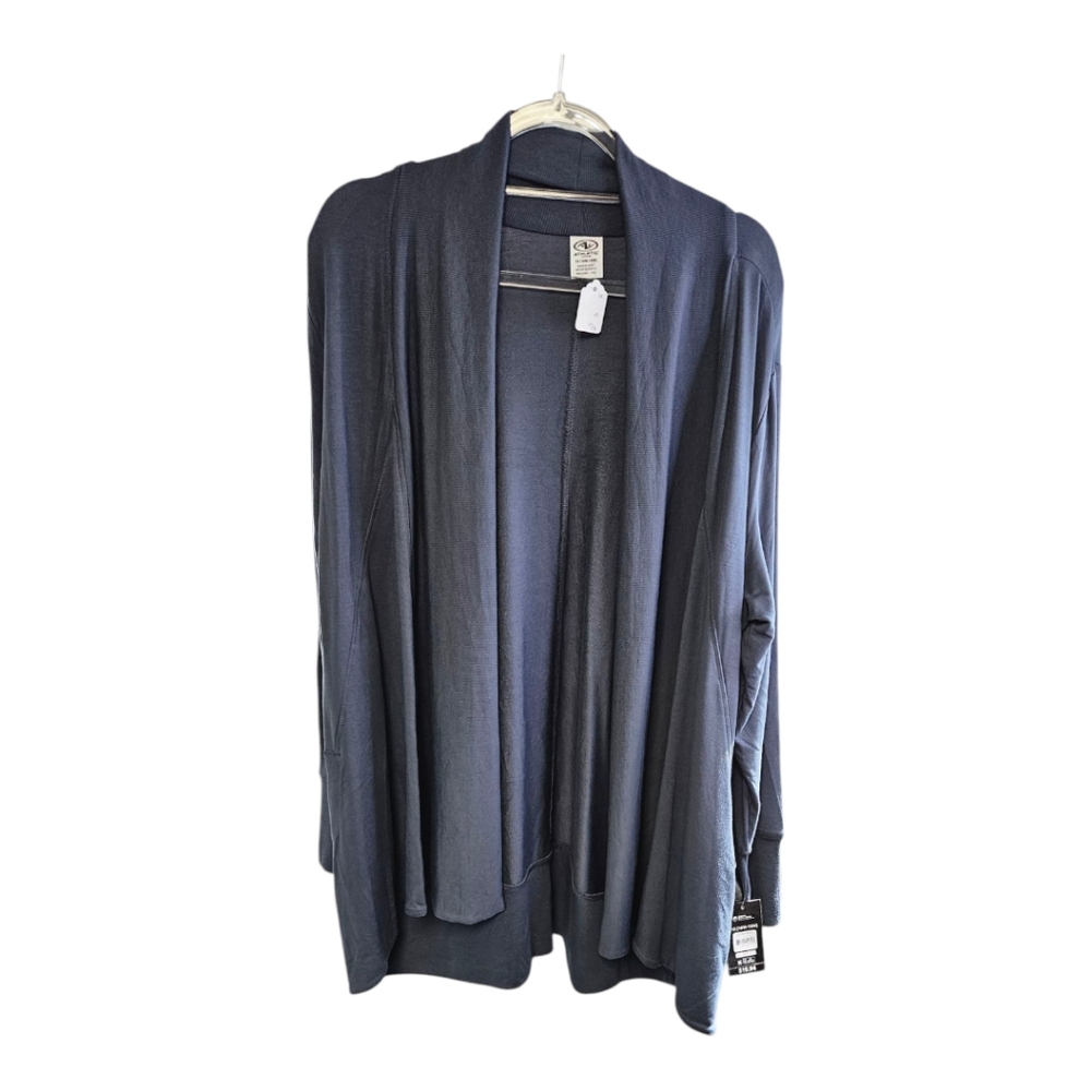 Women's Black Open Front Cardigan